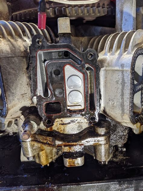 kohler command engine oil leaking problems|Massive oil leak Kohler V Twin Pro 25 HP. 